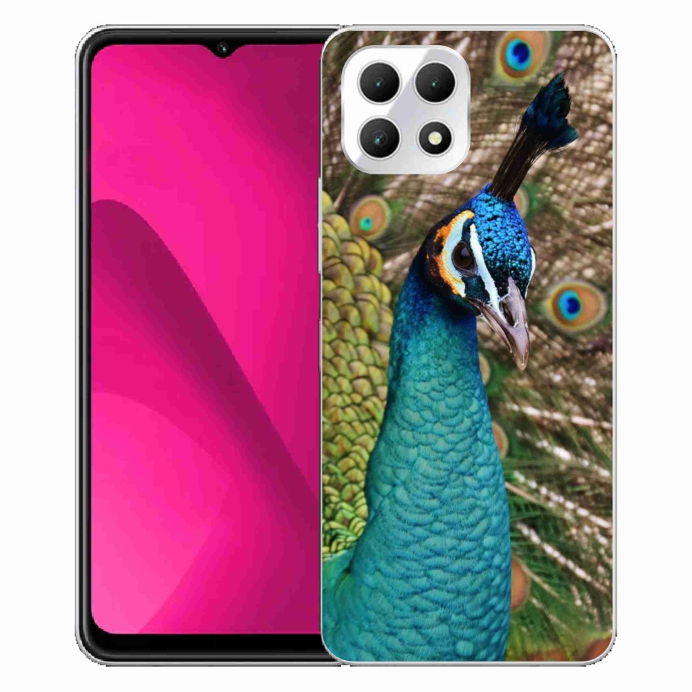 Gélový kryt mmCase na T-Mobile T Phone 2 - páv