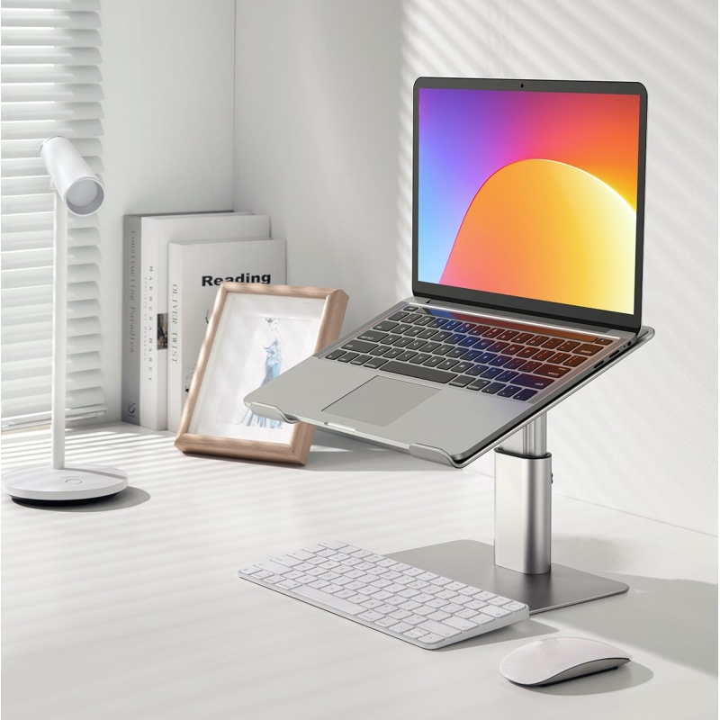 Baseus LUJS000012 Metal Adjustable Laptop Stand Silver