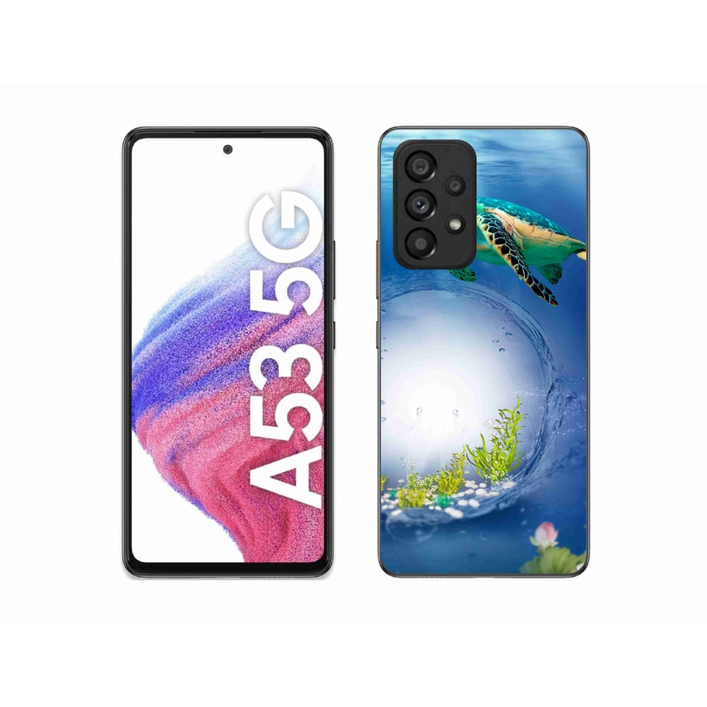 Gélový kryt mmCase na Samsung Galaxy A53 5G - korytnačka 1