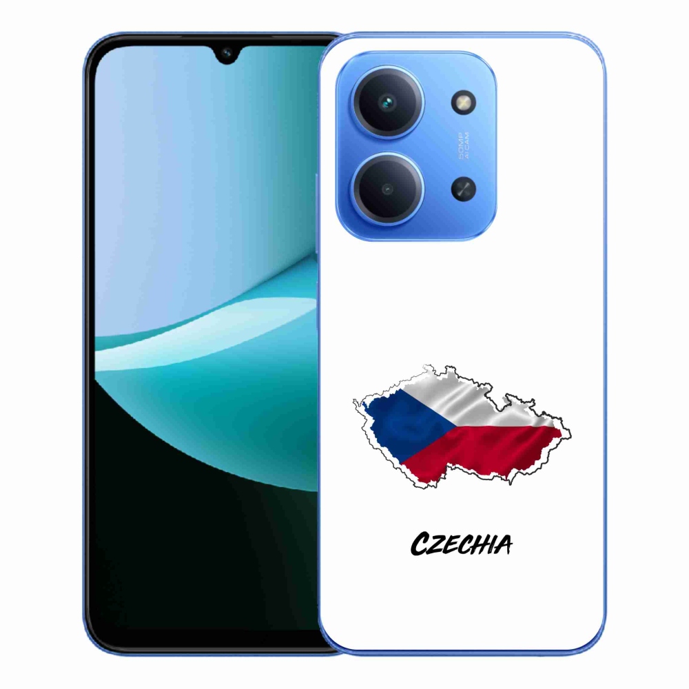 Gélový kryt mmCase na Xiaomi Redmi 15C 4G/5G (173mm) - Czechia biele pozadie