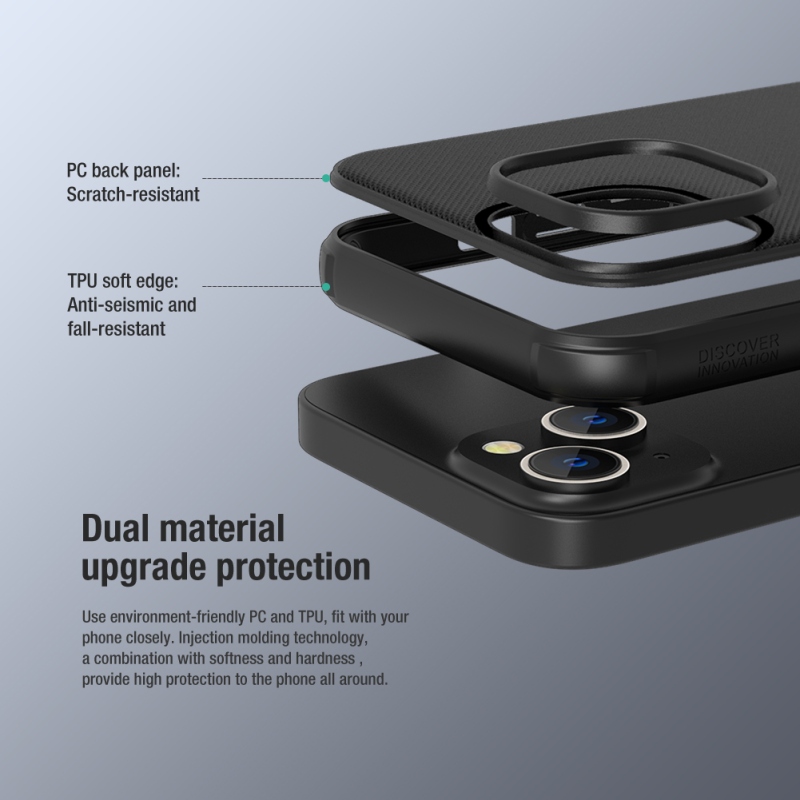 Nillkin Super Frosted PRE Magnetic Zadný Kryt pre Apple iPhone 13/14 Black