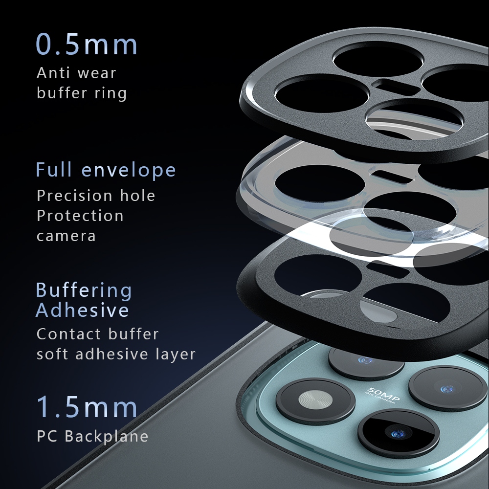 Skiny matný gélový obal na Xiaomi Redmi Note 15 Pro+ 5G - čierny