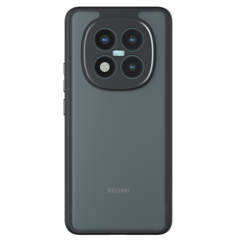 Skiny matný gélový obal na Xiaomi Redmi Note 15 Pro+ 5G - čierny