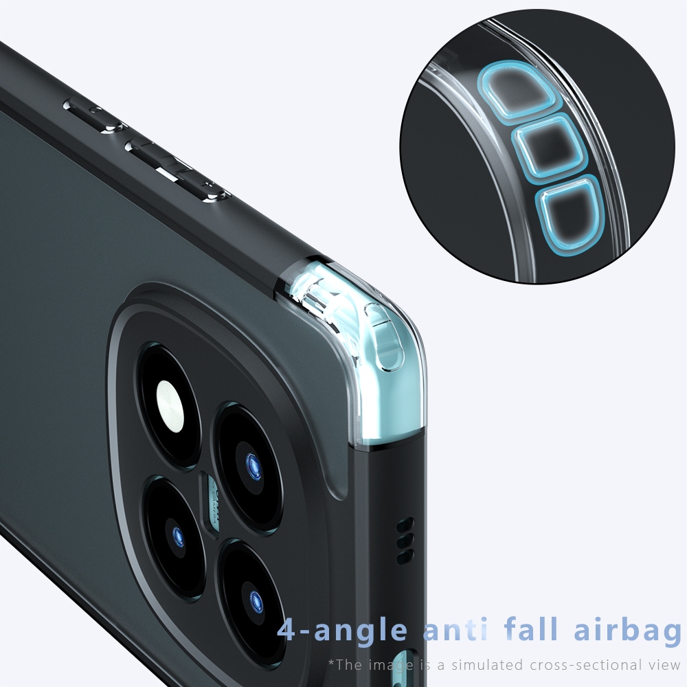 Skiny matný gélový obal na Xiaomi Redmi Note 15 Pro+ 5G - čierny