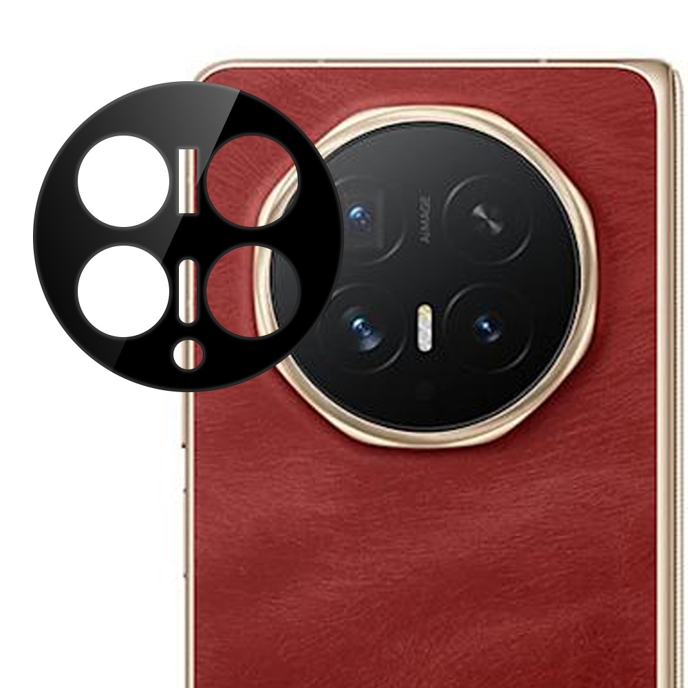Sklo šošovky fotoaparátu na mobil Honor Magic V6 - čierne
