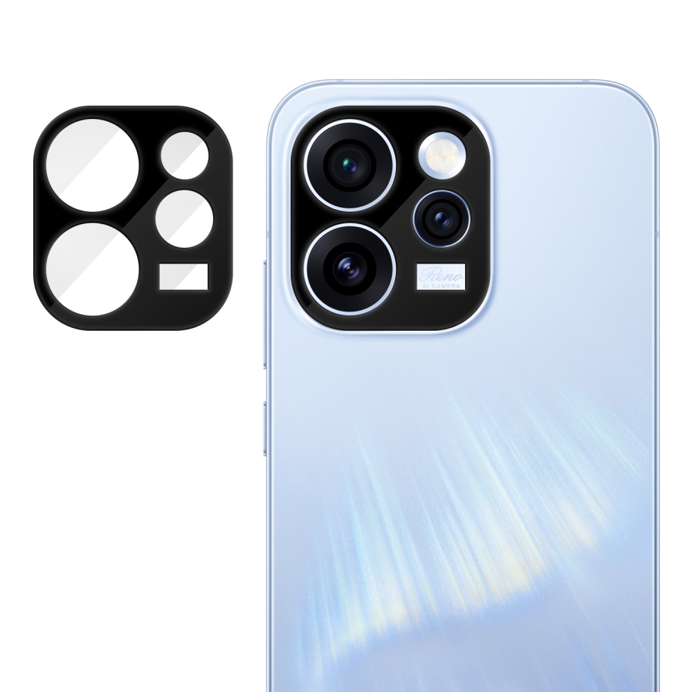Sklo šošovky fotoaparátu na mobil Oppo Reno 15 Pro 5G - čierne
