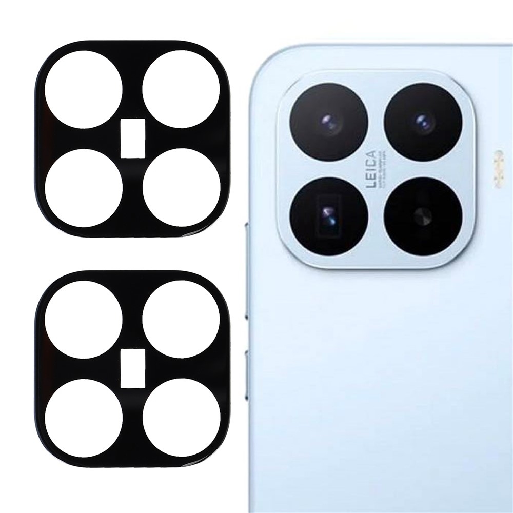 Sklo šošovky fotoaparátu na mobil Xiaomi 17T - čierne 2ks