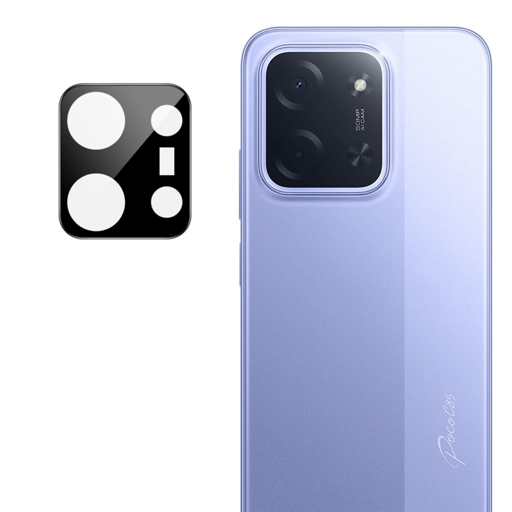 Sklo šošovky fotoaparátu na Xiaomi Poco C85 (171mm) - čierne