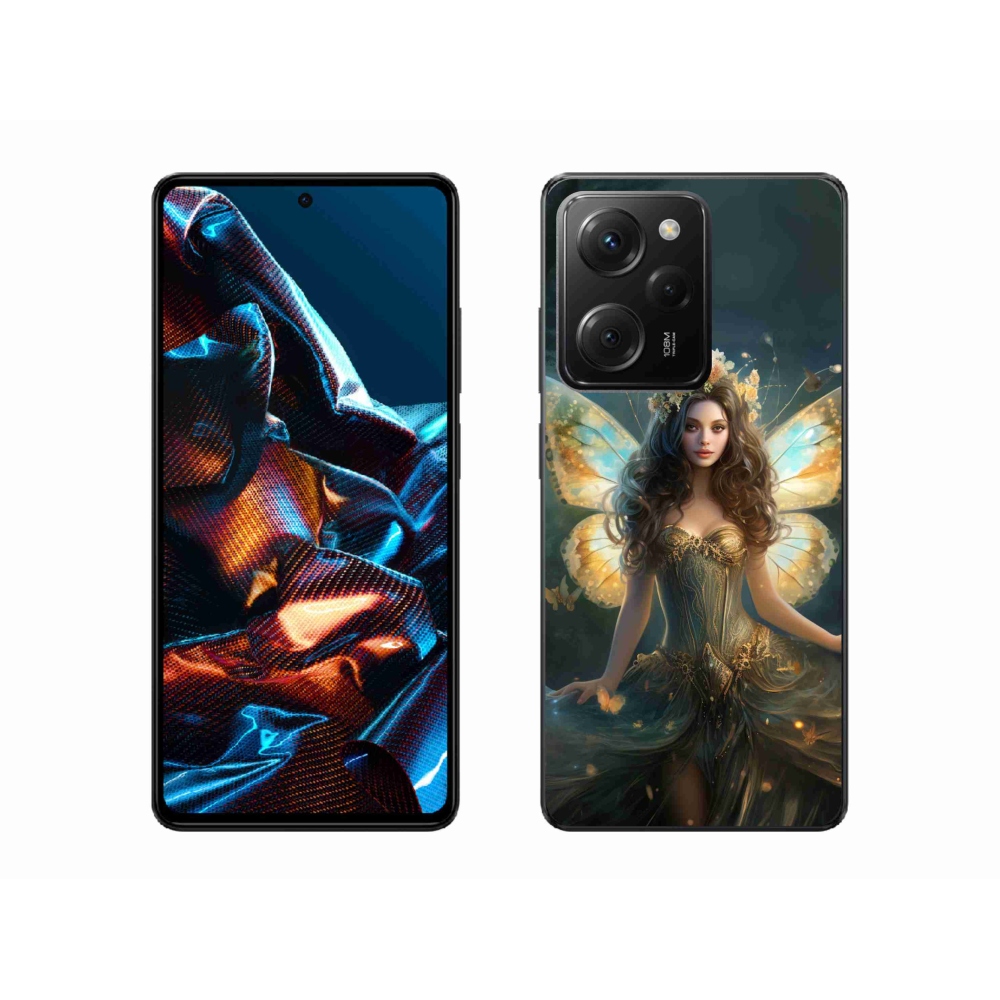 Gélový kryt mmCase na Xiaomi Poco X5 Pro 5G - motýlia žena