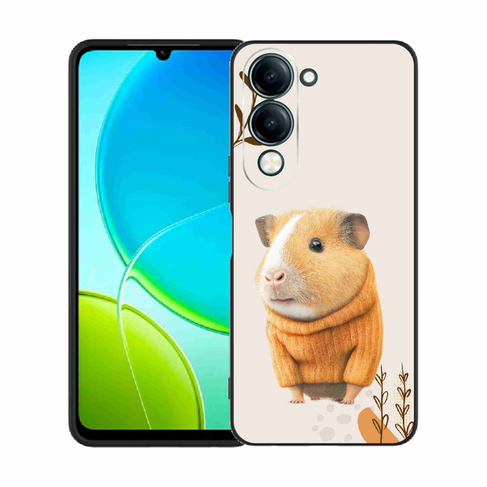 Gélový kryt mmCase na Vivo Y29s 5G - morča vo svetri