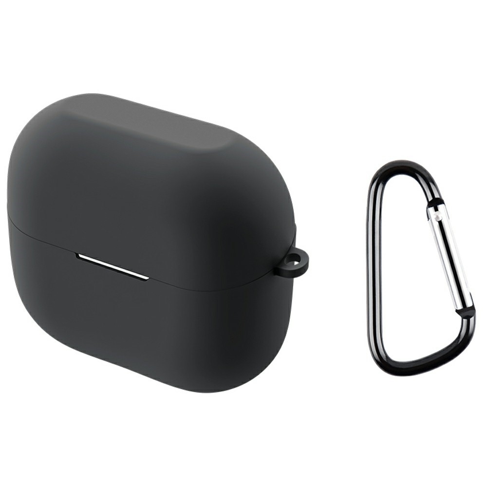 Sleeve silikónový obal s karabínou na Samsung Galaxy Buds3 FE - sivý