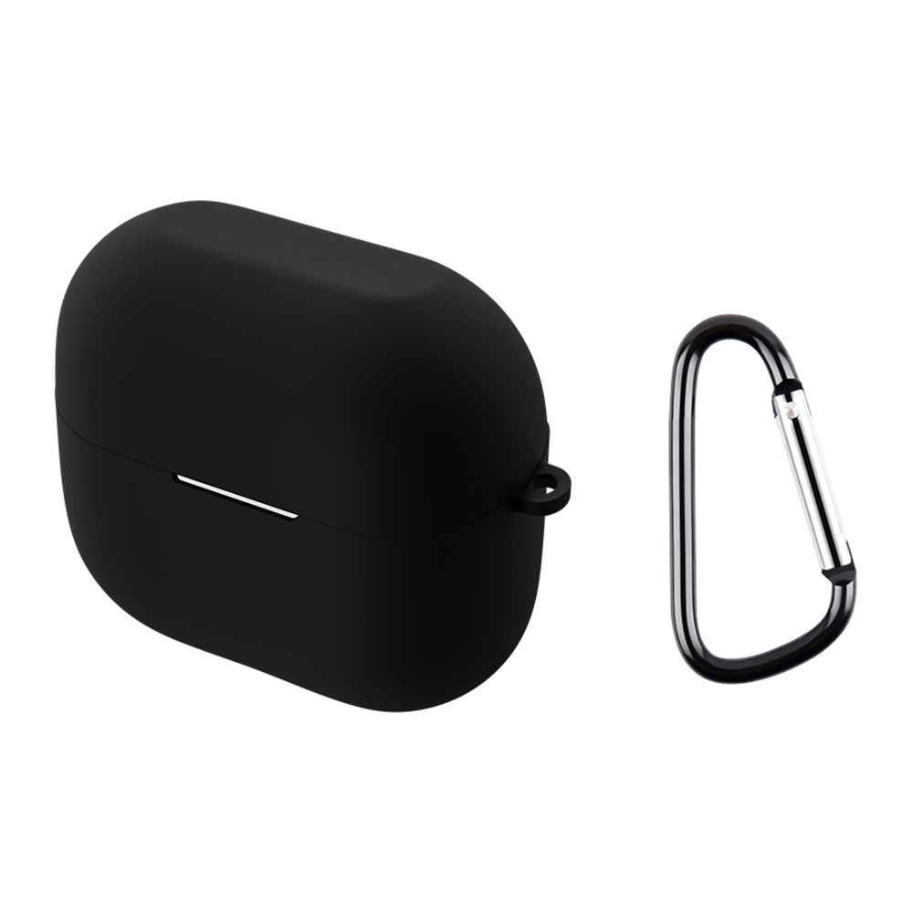 Sleeve silikónový obal s karabínou na Samsung Galaxy Buds3 Pro/Buds3 - čierny