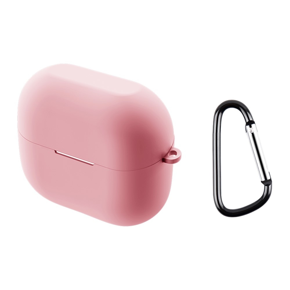 Sleeve silikónový obal s karabínou na Samsung Galaxy Buds3 Pro/Buds3 - ružový