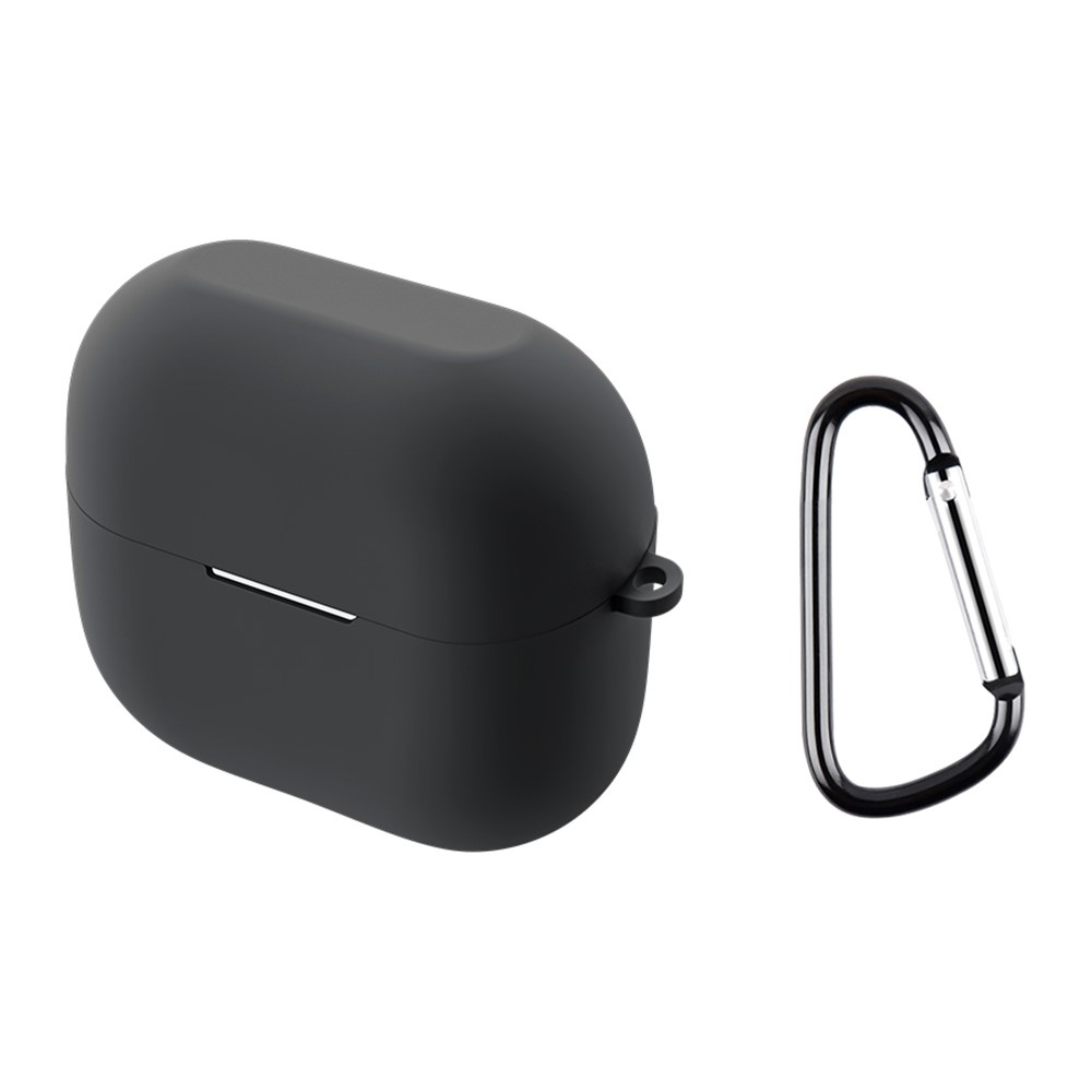 Sleeve silikónový obal s karabínou na Samsung Galaxy Buds3 Pro/Buds3 - šedý