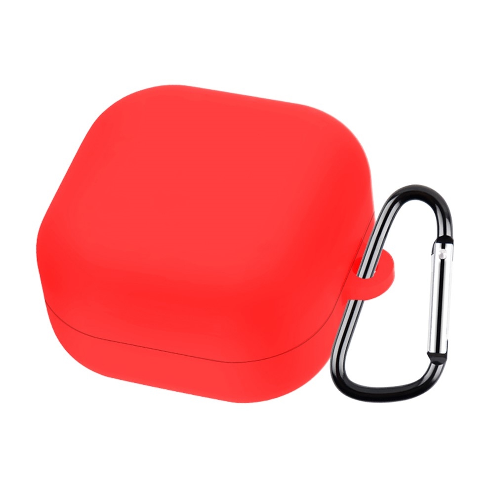 Sleeve silikónový obal s karabínou na Samsung Galaxy Buds4 Pro/Buds4 - červený