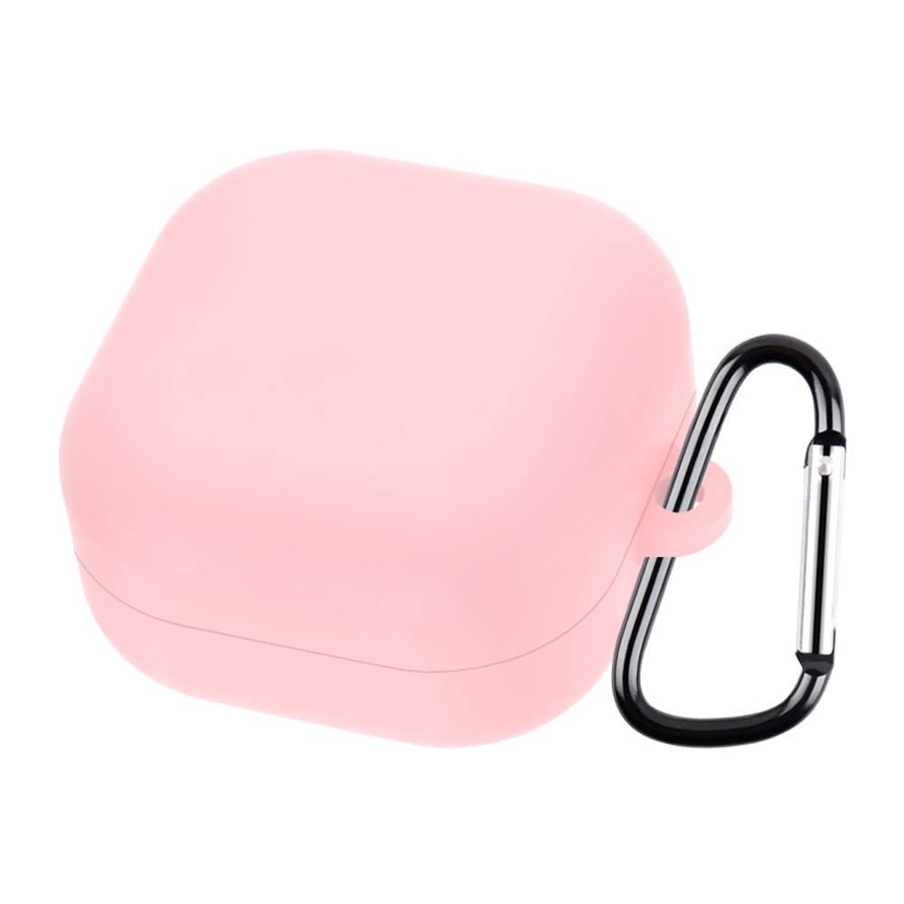 Sleeve silikónový obal s karabínou na Samsung Galaxy Buds4 Pro/Buds4 - ružový