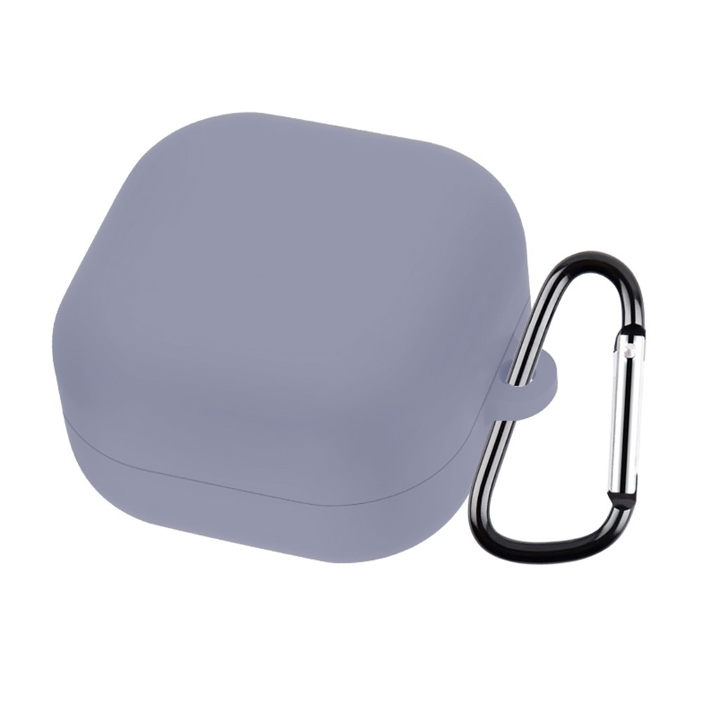 Sleeve silikónový obal s karabínou na Samsung Galaxy Buds4 Pro/Buds4 - tmavofialový