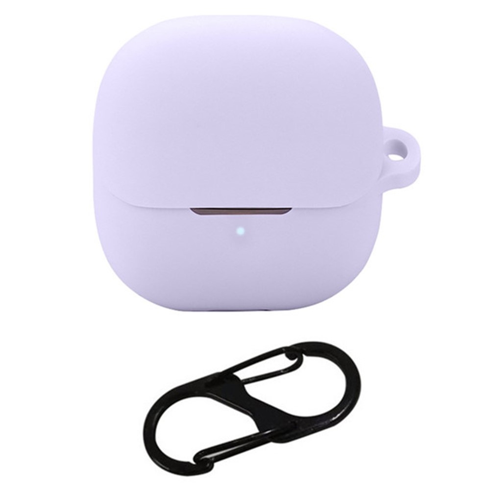 Sleeve silikónový obal s karabínou na Xiaomi Buds 5 - fialový