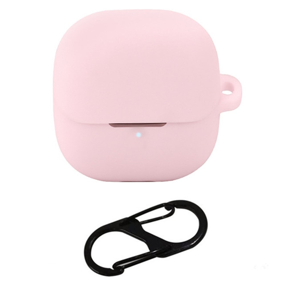 Sleeve silikónový obal s karabínou na Xiaomi Buds 5 - ružový