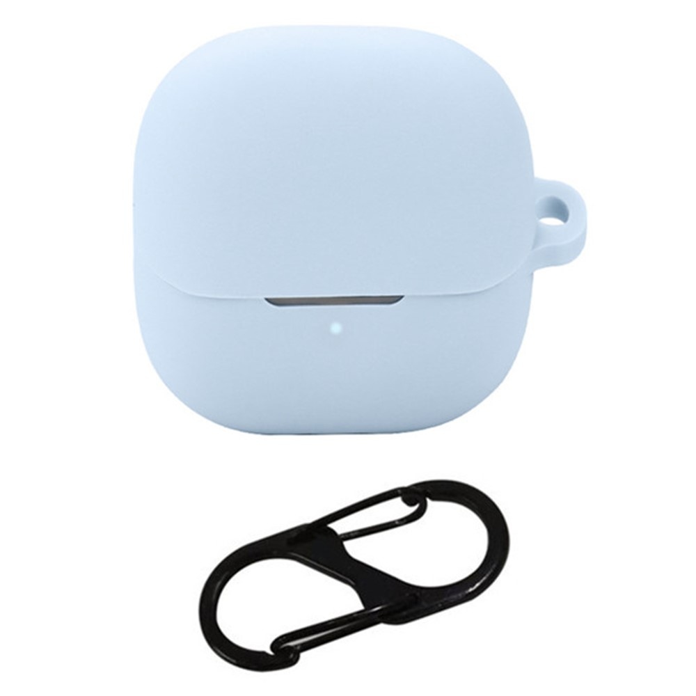 Sleeve silikónový obal s karabínou na Xiaomi Buds 5 - svetlomodrý