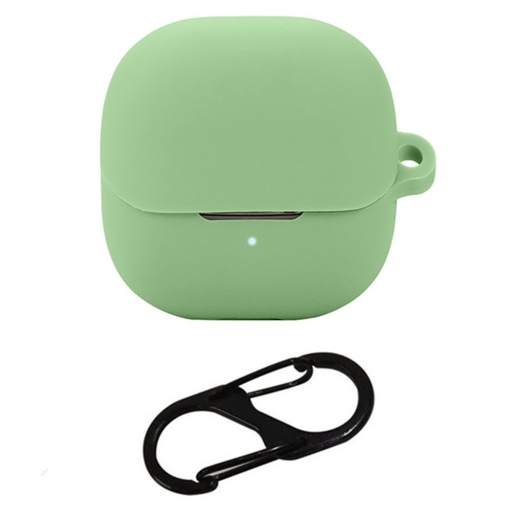 Sleeve silikónový obal s karabínou na Xiaomi Buds 5 - svetlozelený