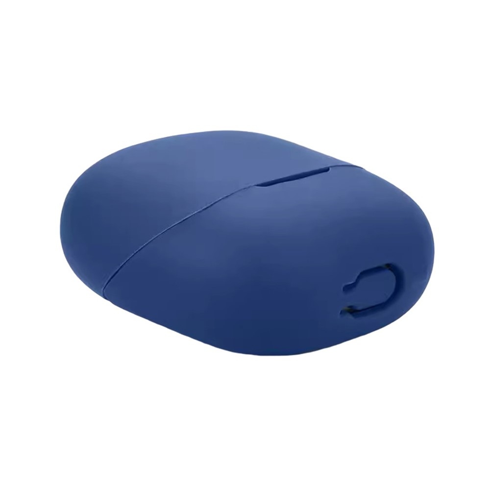 Sleeve silikónový obal s karabínou na Xiaomi Buds 5 - tmavomodrý