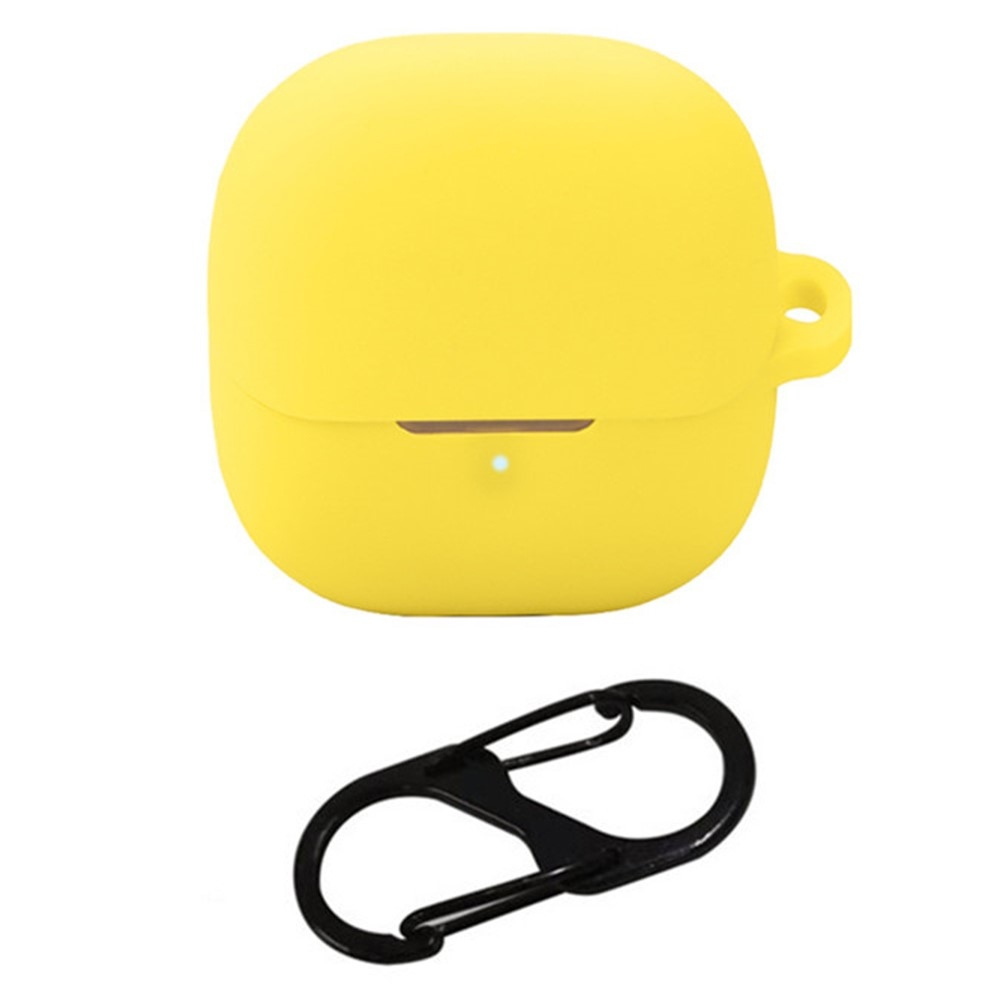 Sleeve silikónový obal s karabínou na Xiaomi Buds 5 - žltý