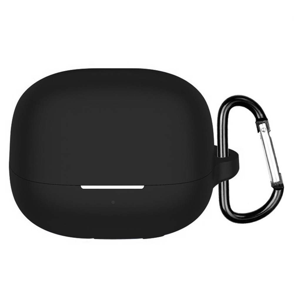 Sleeve silikónový obal s karabínou na Xiaomi Redmi Buds 5 Pro - čierny