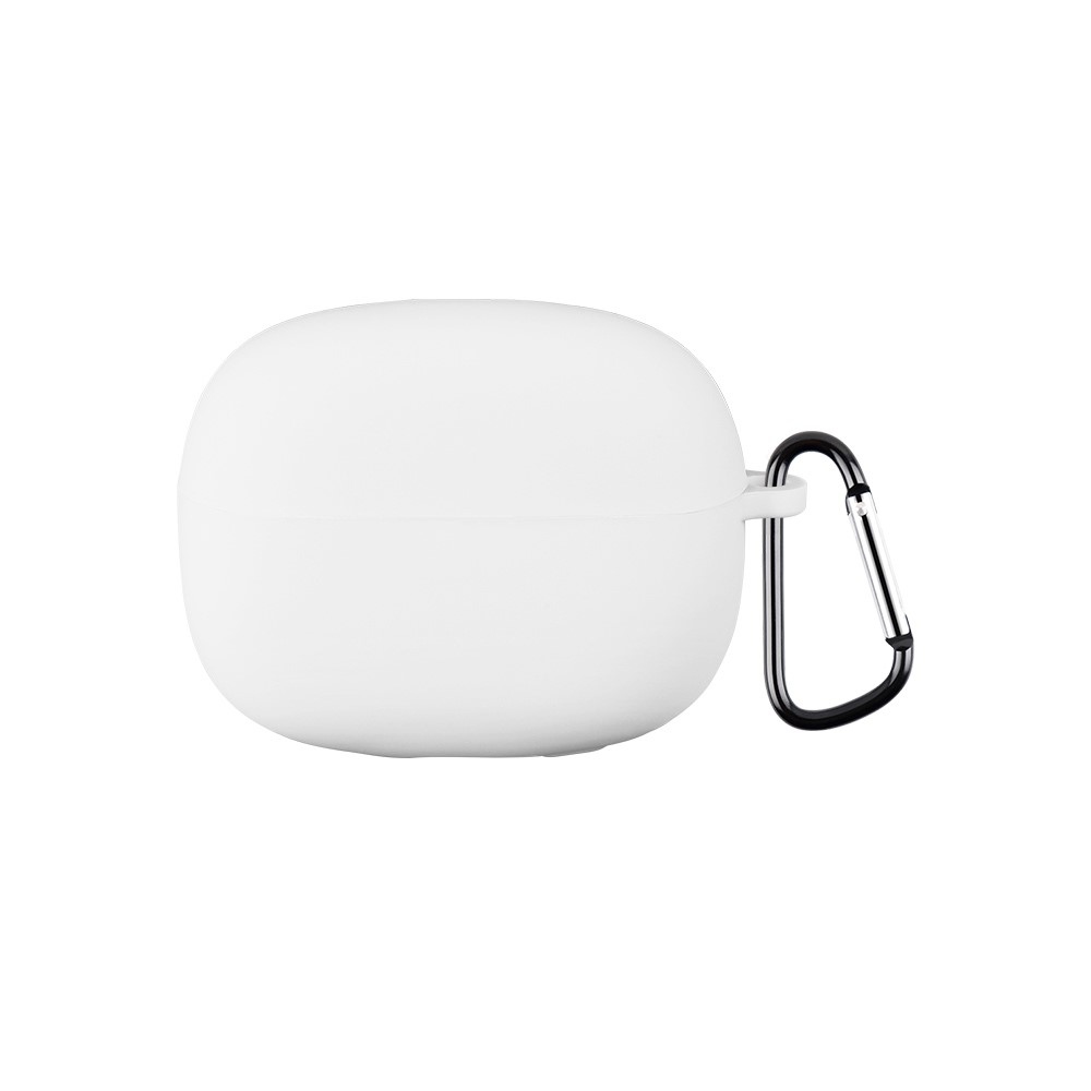 Sleeve silikónový obal s karabínou na Xiaomi Redmi Buds 8 Pro - biely