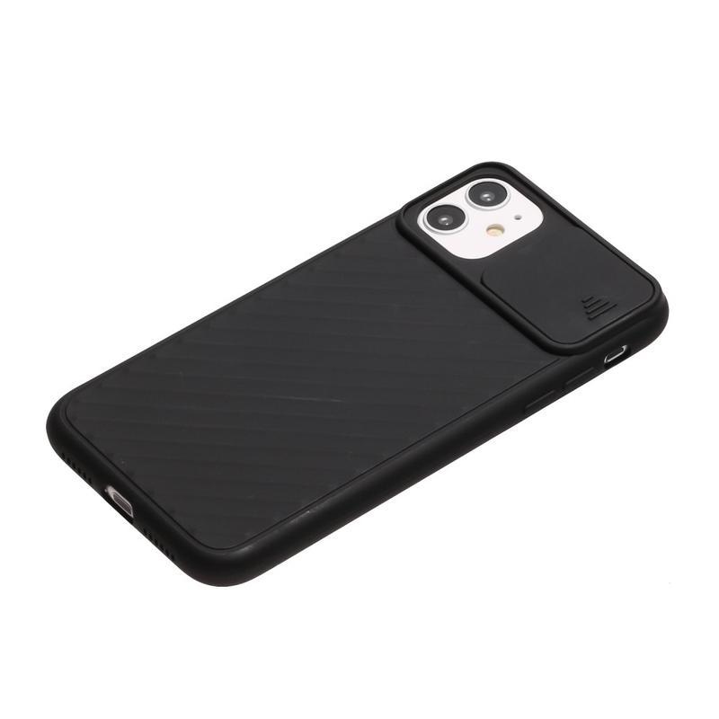 Slide gélový obal na mobil iPhone 12 mini - čierny