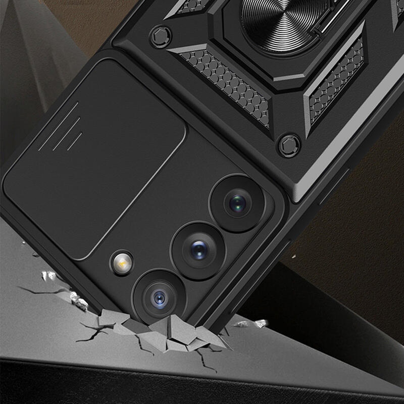 Slide odolný hybridný kryt na Samsung Galaxy A34 5G - čierny