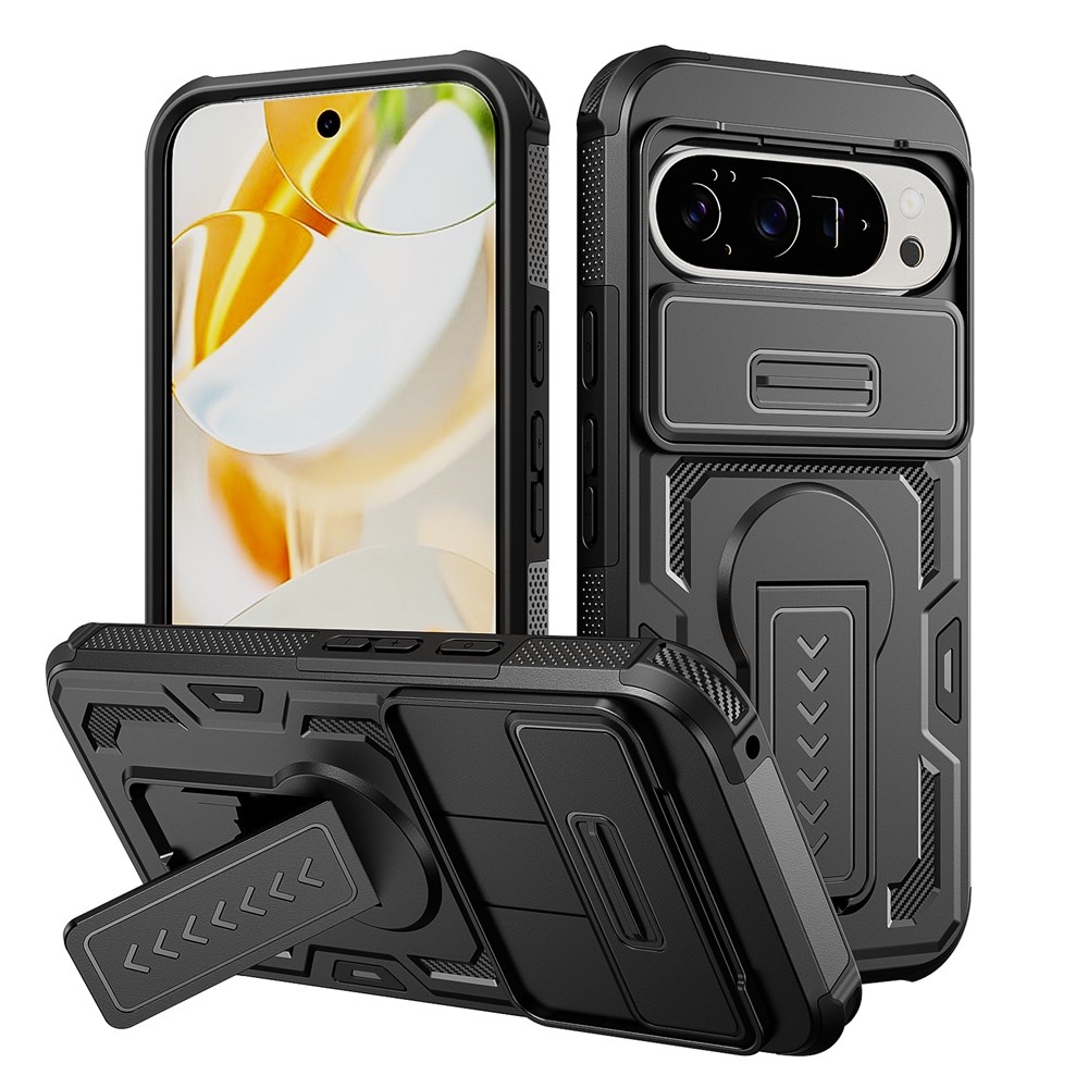 Slide odolný kryt na Google Pixel 11 Pro XL / 10 Pro XL - čierny