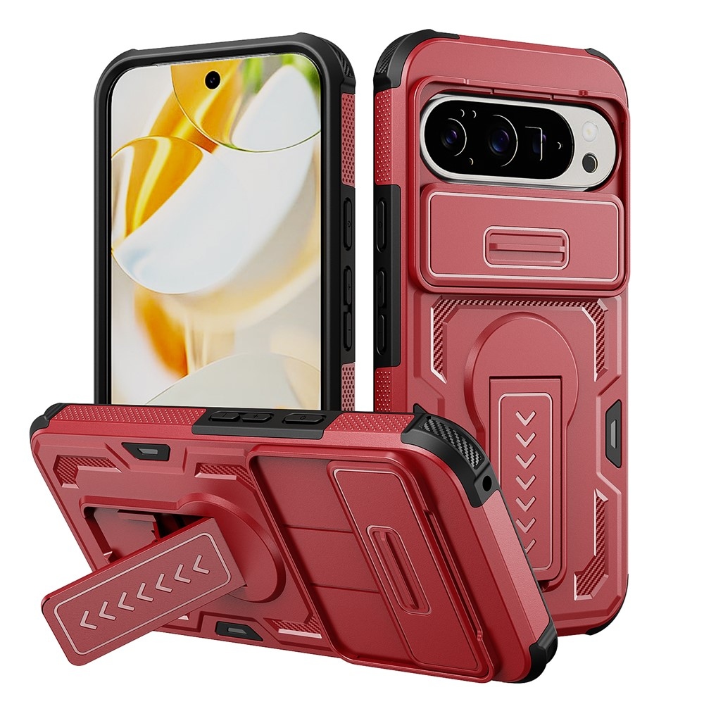 Slide odolný kryt na Google Pixel 11 Pro XL / 10 Pro XL - červený