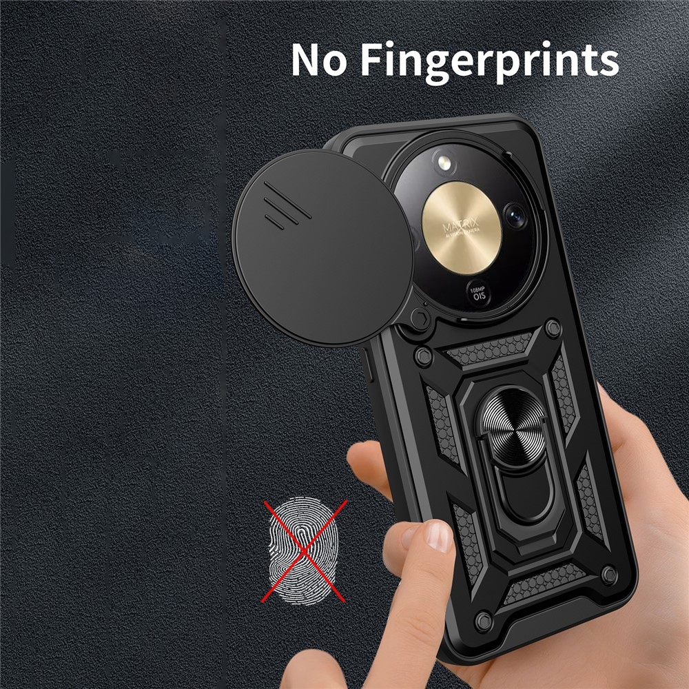 Slide odolný kryt na Honor Magic 8 Lite 5G - čierny