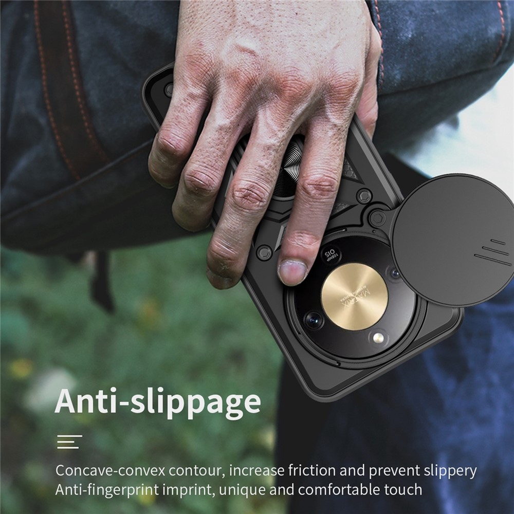 Slide odolný kryt na Honor Magic 8 Lite 5G - čierny