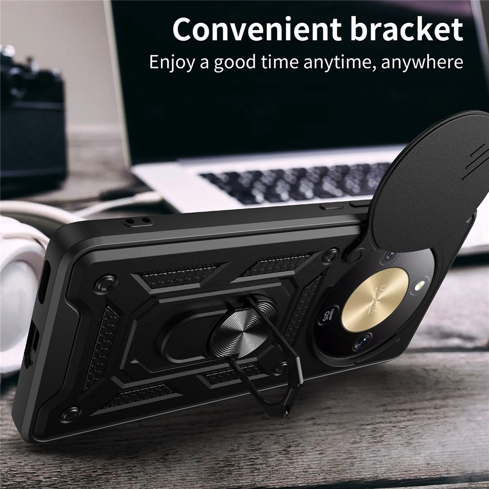 Slide odolný kryt na Honor Magic 8 Lite 5G - čierny