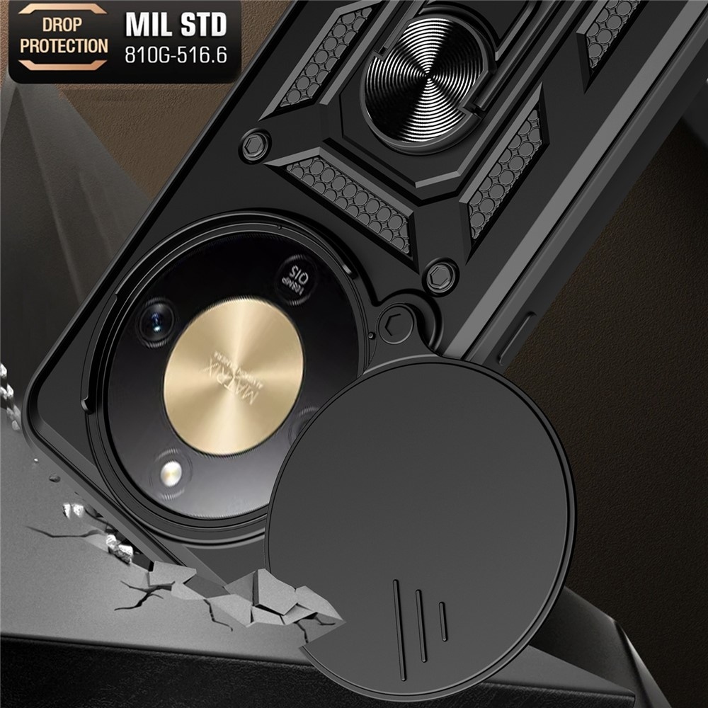 Slide odolný kryt na Honor Magic 8 Lite 5G - čierny