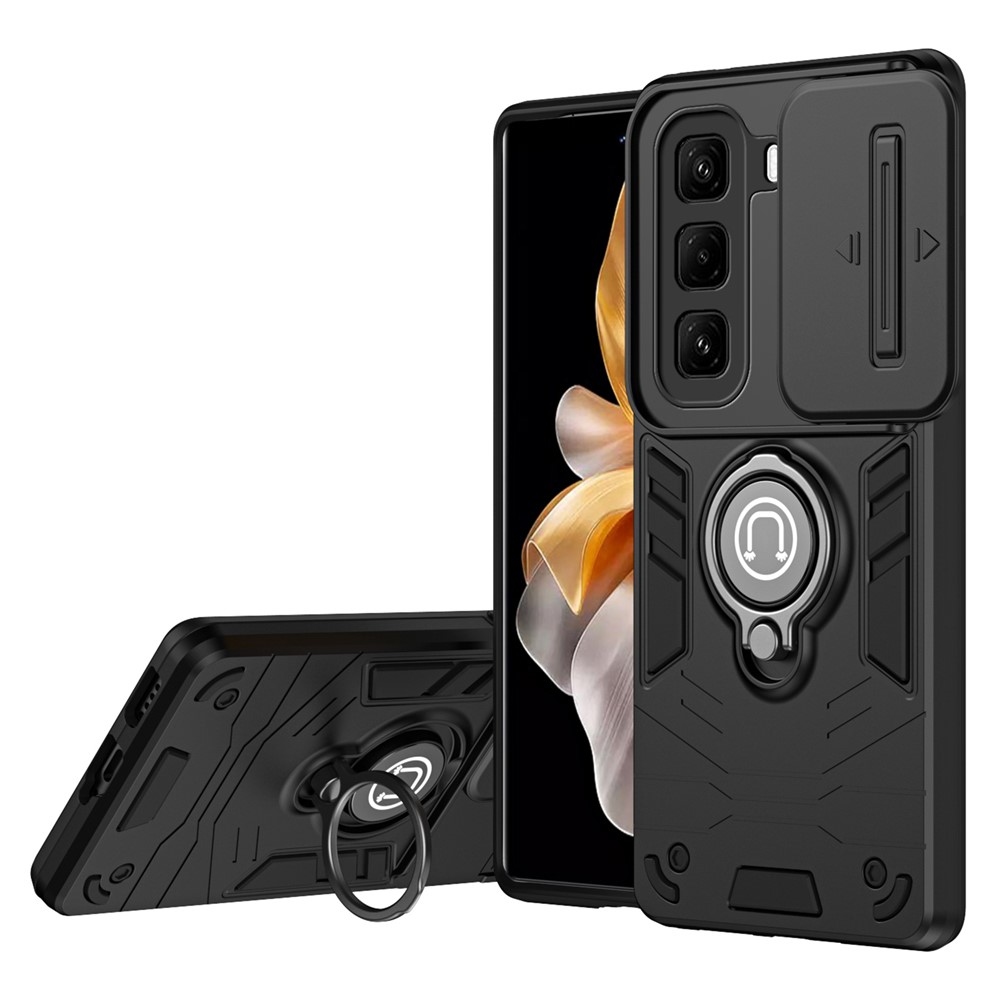 Slide odolný kryt na Infinix Hot 50 Pro+ - čierny
