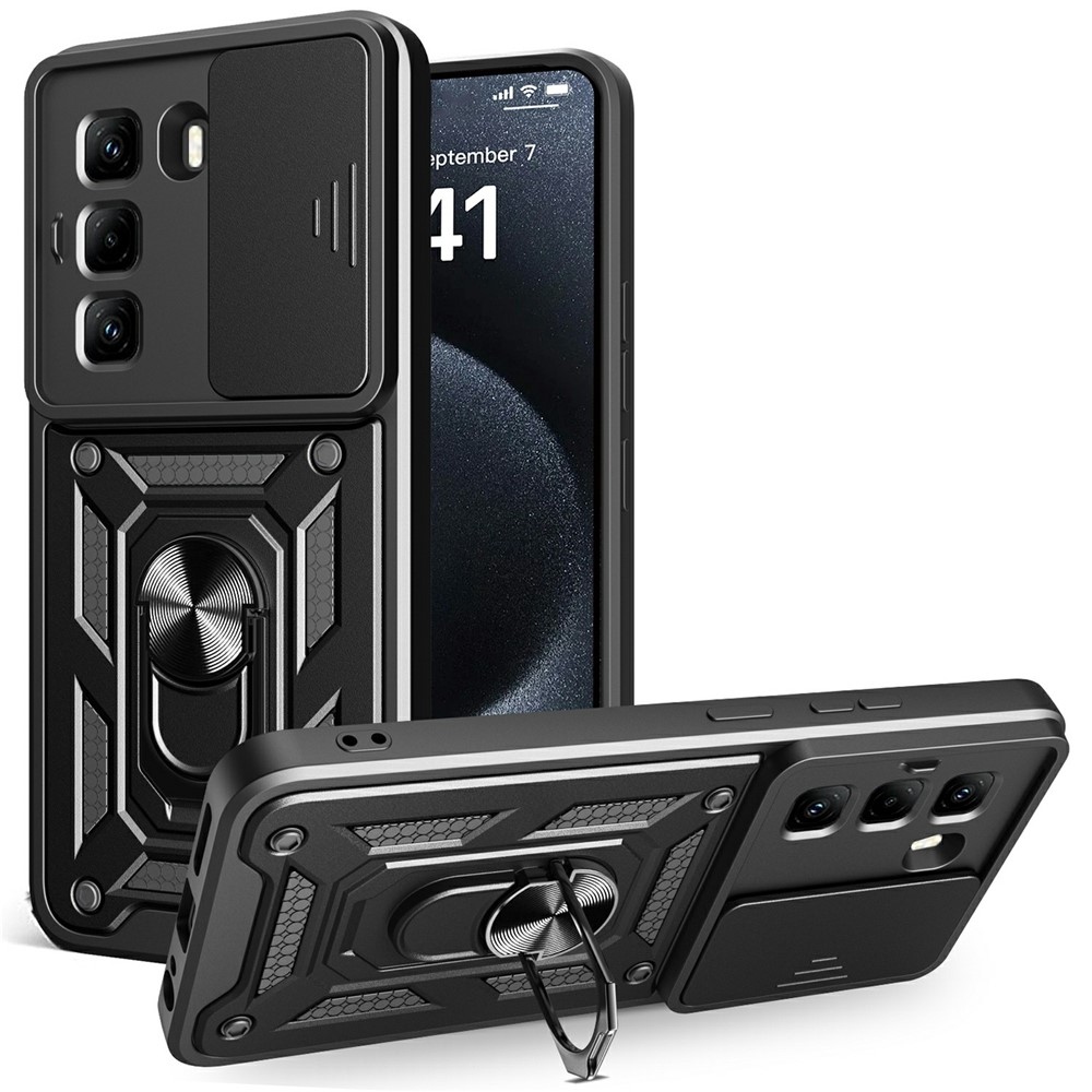 Slide odolný kryt na Infinix Hot 50 Pro - čierny