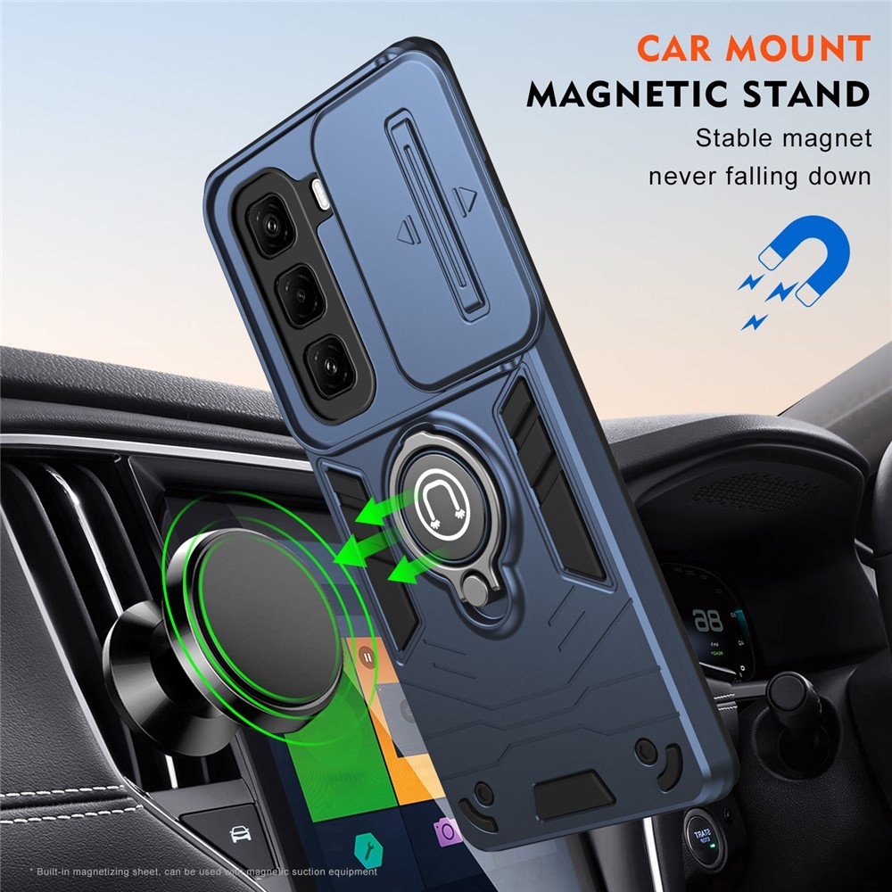 Slide odolný kryt na Infinix Hot 50 Pro+ - modrý
