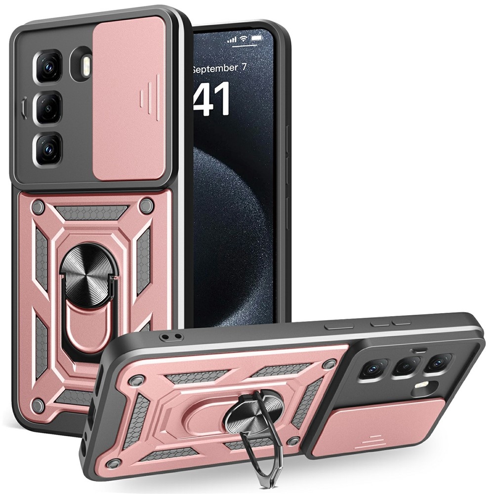 Slide odolný kryt na Infinix Hot 50 Pro - ružovozlatý