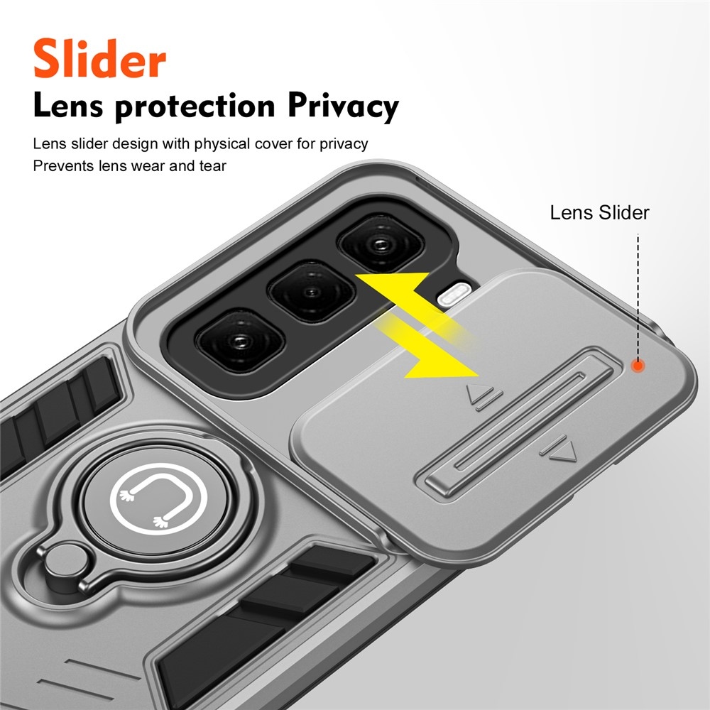 Slide odolný kryt na Infinix Hot 50 Pro+ - šedý
