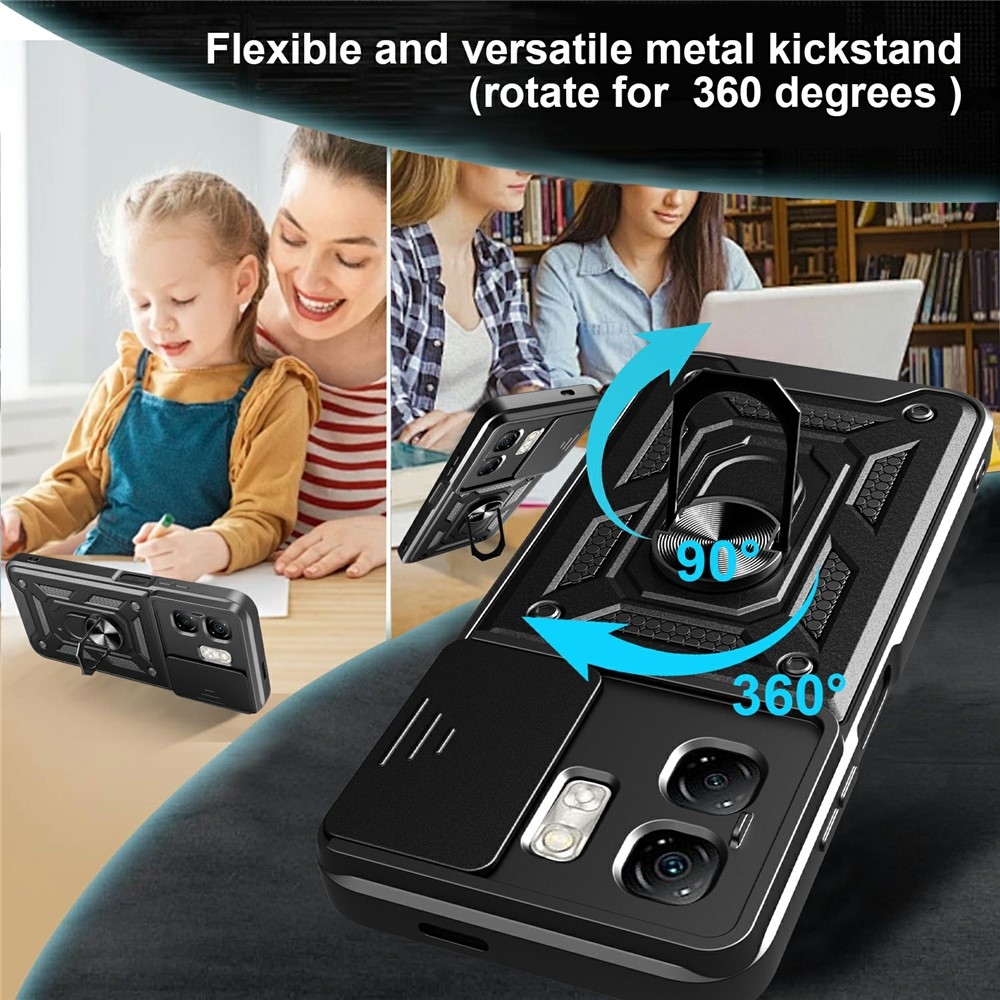 Slide odolný kryt na Infinix Hot 50i/Smart 9 - čierny