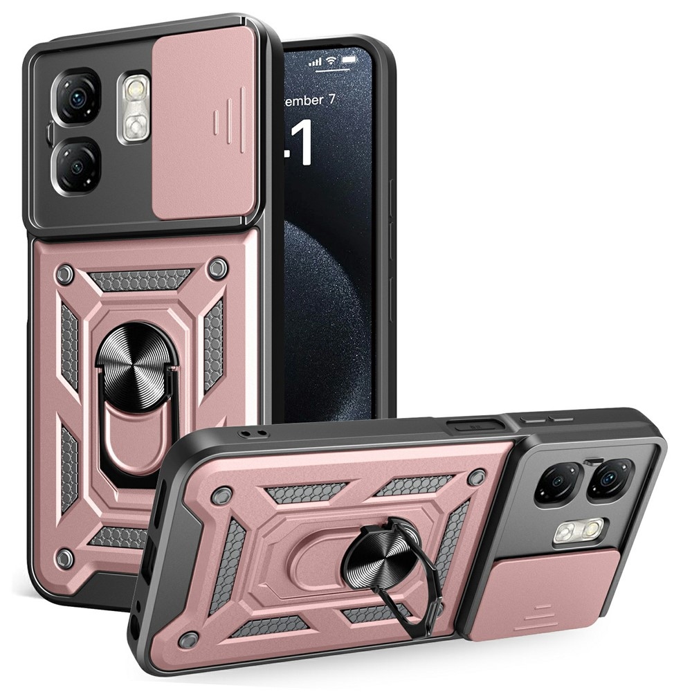 Slide odolný kryt na Infinix Hot 50i/Smart 9 - ružovozlatý