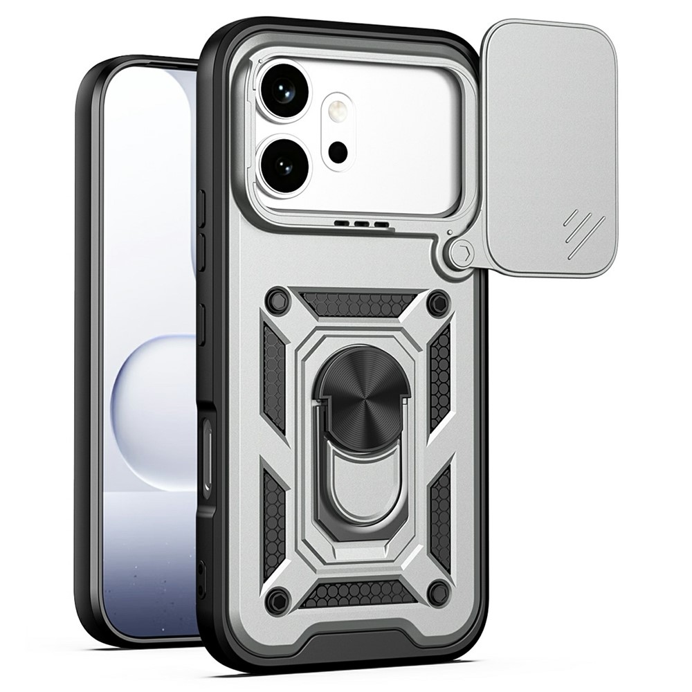 Slide odolný kryt na mobil Honor 600 5G - strieborný