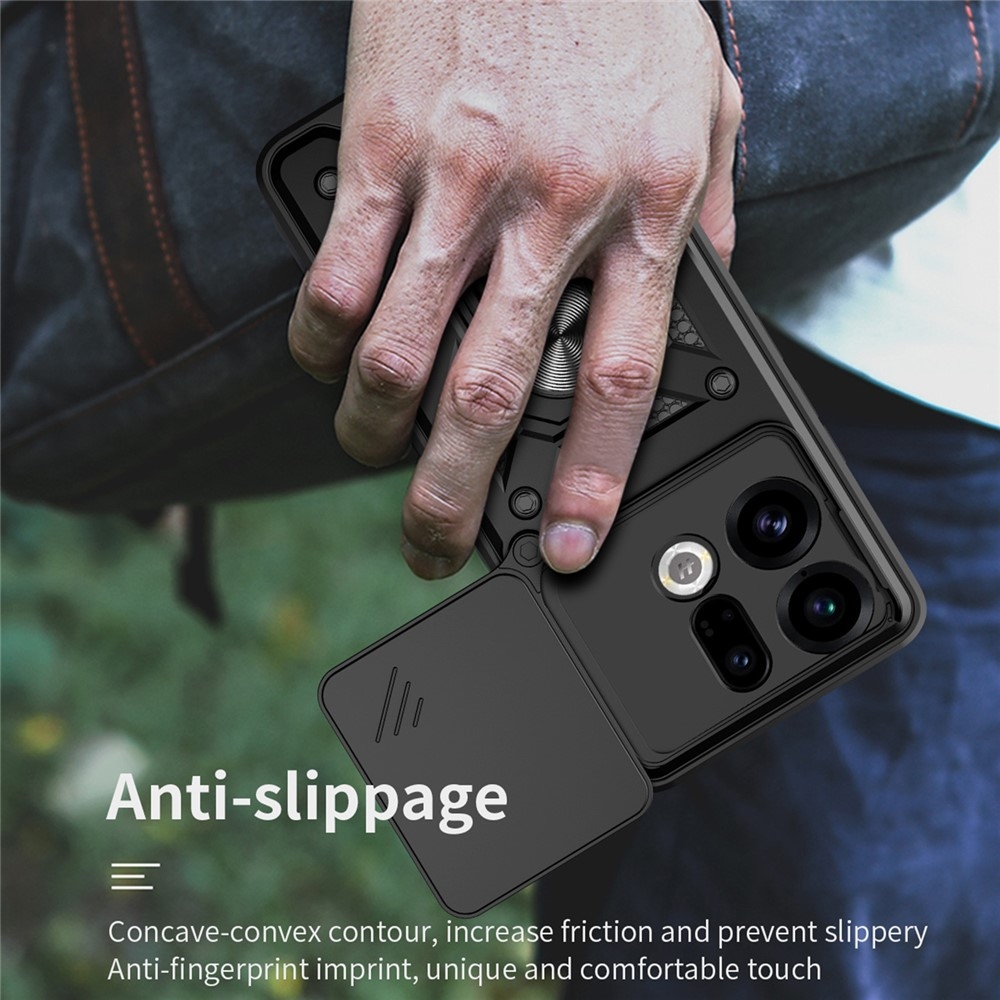 Slide odolný kryt na mobil Oppo Find X9 5G - čierny