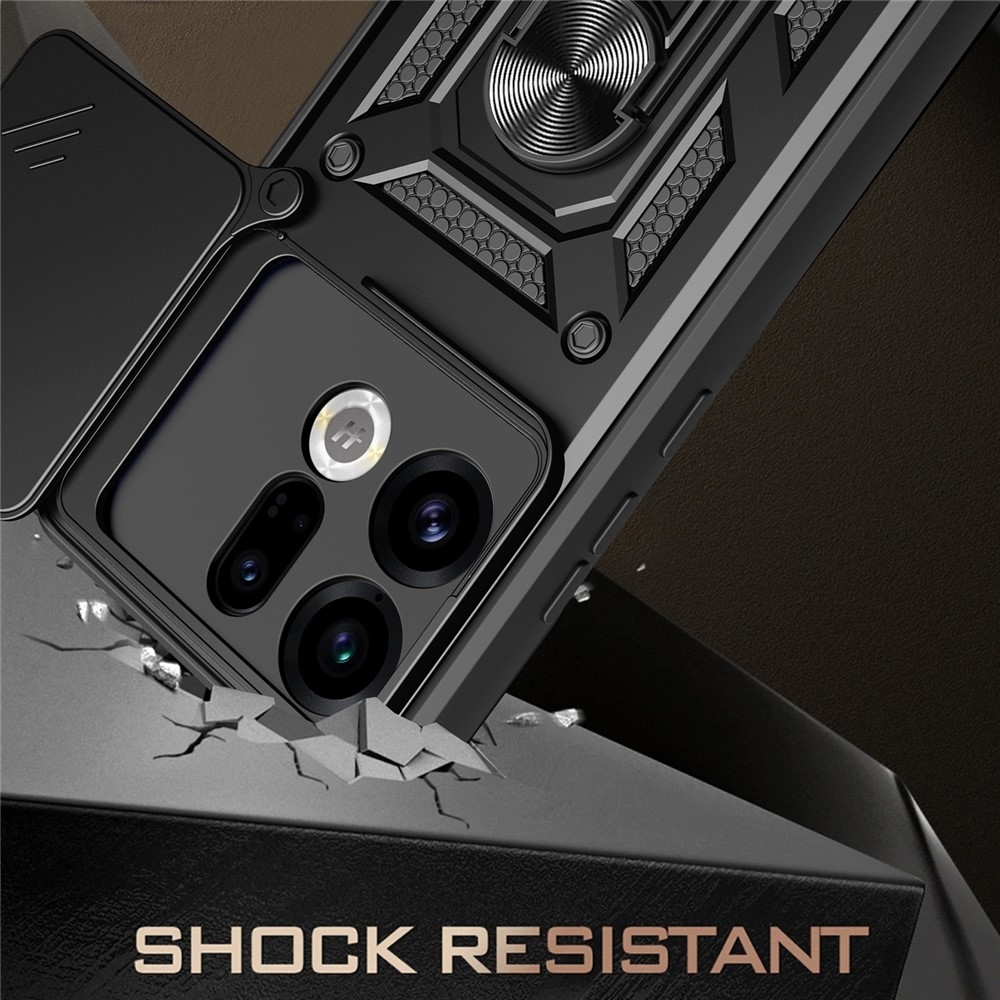 Slide odolný kryt na mobil Oppo Find X9 5G - čierny