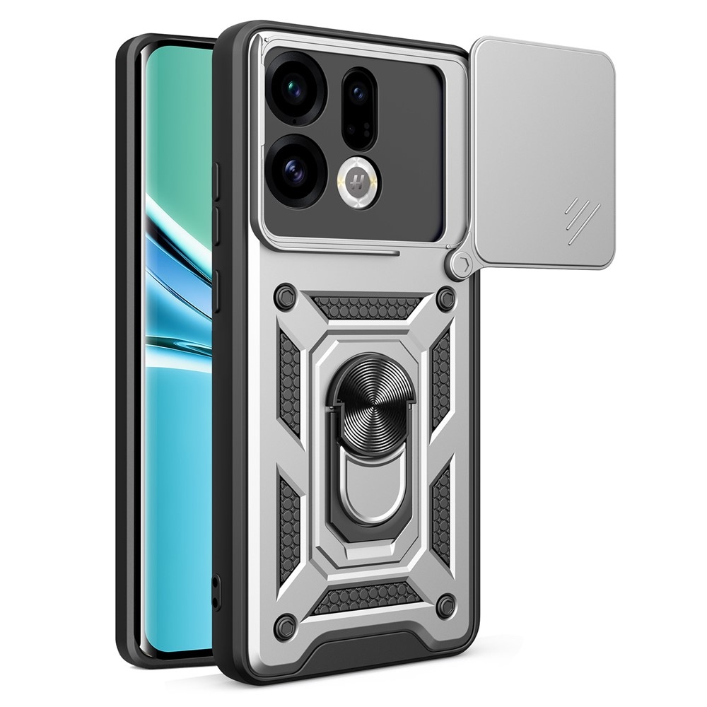 Slide odolný kryt na mobil Oppo Find X9 5G - strieborný