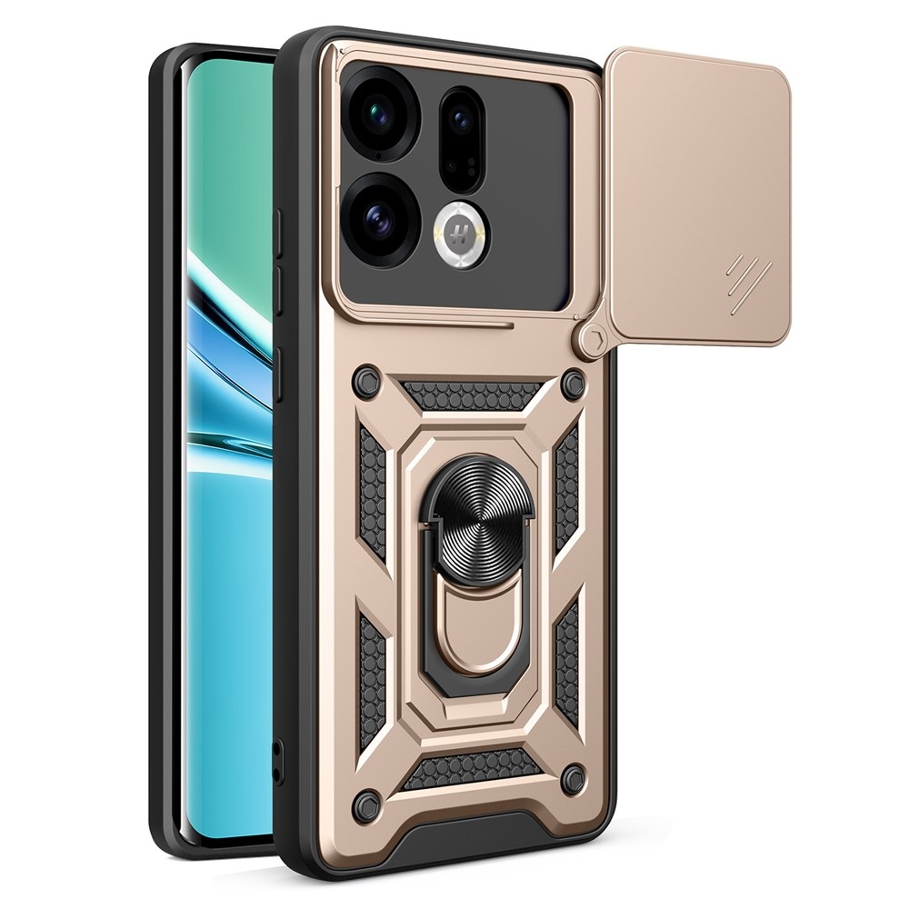 Slide odolný kryt na mobil Oppo Find X9 5G - zlatý