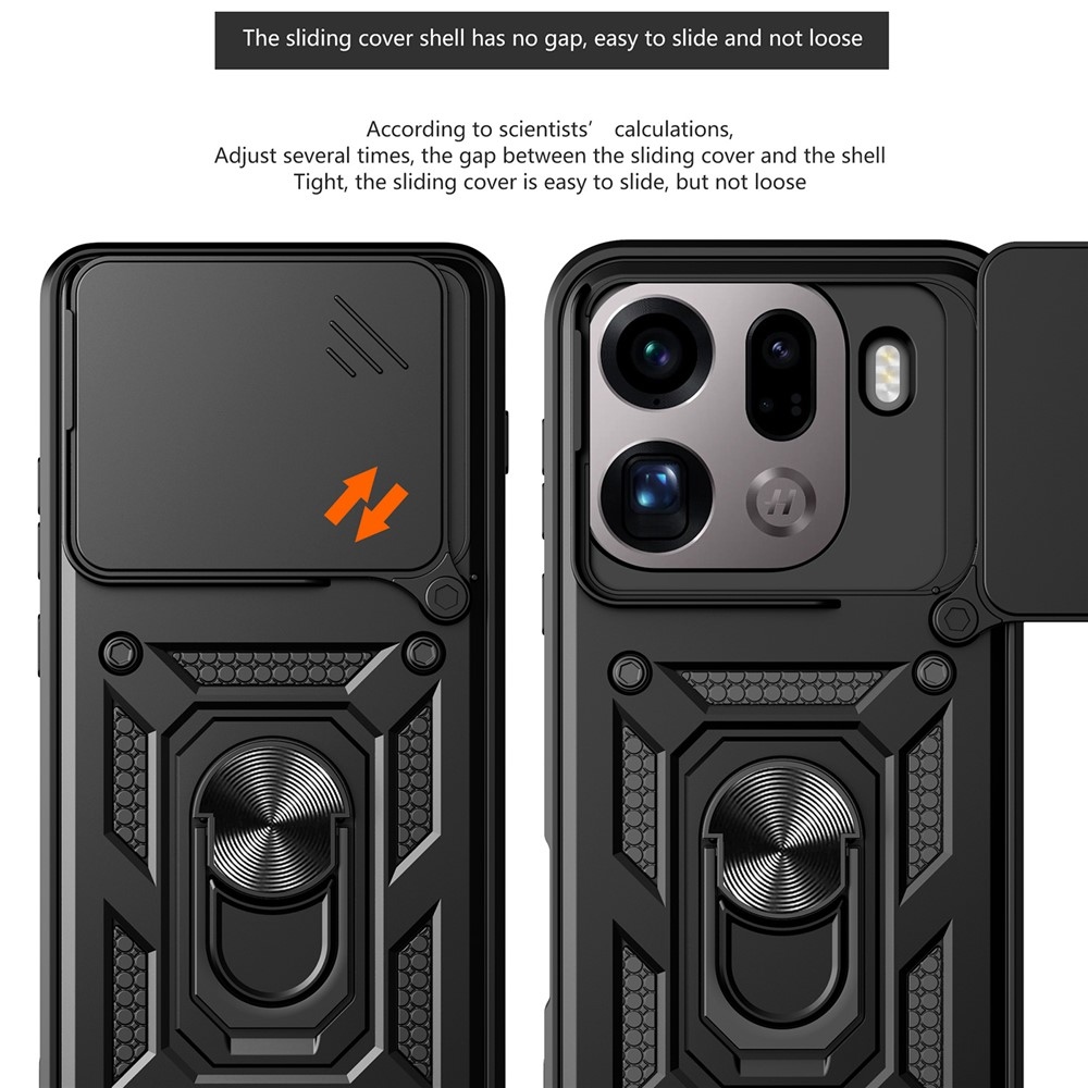 Slide odolný kryt na mobil Oppo Find X9 Pro 5G - čierny